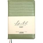 Ежедневник А5 136 л deVENTE Barbara 2234672 мятный недатир.