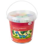 Мел цветной 6 цв. 12 шт. Гамма Мультики круглые д/асфальта ведро 171220212