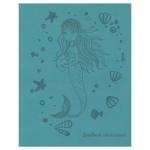 Дневник Уни П-П Русалка и ракушки-2 бирюзовый Д48-6921 7БЦ