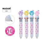 Ручка 10-ти цв. 802 Лапки 