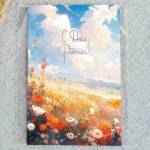 Ar128 С Днем Рождения! (цветочное поле) А6