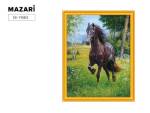 Картина 2в1 40х50 Черный конь M-11663