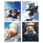 Тетрадь-словарь для записи словарных слов А5 16 л. БиДжи Словарные приключения ТС5ск16 09907 