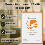 Фоторамка 25х38 Светосила с20 сосна 