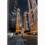 Записная книжка А4 120 л. П-П Ночная жизнь города 120-6746 7БЦ