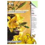 Лист А4 обложечный, бумажн. кожа 230 г/м. светло-зеленый 3896