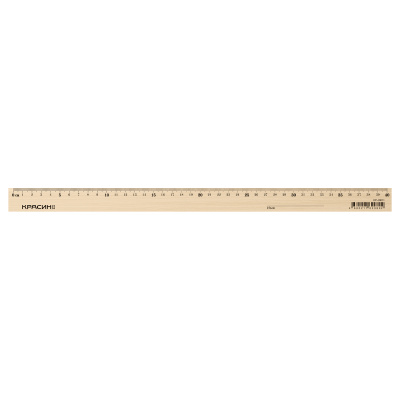 Линейка дер. 40 см. Красин КР-40005/КР-40011