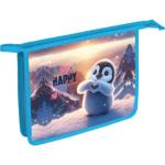 Папка д/тетрадей А4 deVENTE 8056581 Happy Pinguin молния сверху