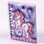 Блокнот B6 80 л. (спираль) Единорог М-3139