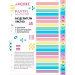 Разделитель А5 А-Я 20 л. полипропилен 140мкм deVENTE Pastel 3051520