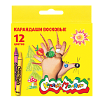 Карандаши восковые 12 цв. Каляка КВКМ12