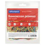 Резинка банковская 100 гр. 80 мм OfficeSpace ассорти 333905