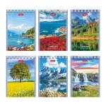 Блокнот А7 40 л. (спираль) Хатбер Великолепные пейзажи 40Б7В1гр 