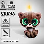 Набор для создания свечи Милый енотик 7085531