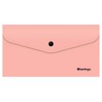 Папка - конверт С6 на кнопке Berlingo Instinct 200 мкм EFb_06513 фламинго