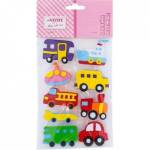 Наклейки объемные deVENTE 8002903 Транспорт из фоамирана