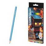 Карандаши цв. 12 цв. пластиковые EK Mine Block 65015