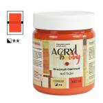 Краска акриловая худ. 500 мл. красная светл. Акрил-Хобби 0305032