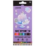 Карандаши цв. 12 цв. deVENTE Ghost Meow 2М 5022626