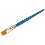 Кисть синтетика № 20 Гамма плоская короткая ручка 301020