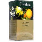 Чай Greenfield Lemon Spark черный с ароматом лимона 25 пакетиков 0711-10