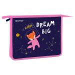 Папка д/тетрадей А5 1 отд. Berlingo Fox Dreamer пластик, на молнии PPA51096