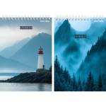 Блокнот А5 80 л. (спираль) П-П Спокойствие природы-1 Б80-4693