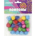 Набор помпонов 25 шт. deVENTE 8000804 с блестками