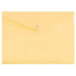 Папка - конверт А4 на кнопке Бюрократ PKPAST/YEL желтый 1481675
