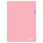 Папка-уголок А4 Berlingo Haze 200мкм LFp_A4921 софт-тач голубая/розовая 