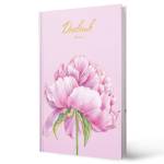 Дневник УНИ К-Э Нежный цветок тверд. 7БЦ Soft Touch тиснен. фольгой ДУФ254004