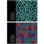 Альбом д\рис. 24 л. (спираль) ArtSpace Узоры. Pattern on black А24сп_44434