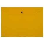 Папка - конверт А4 на кнопке СТАММ желтая 120 мкм ММ-30672