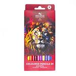 Карандаши цв. 24 цв. Koh-I-Noor Red Lion 3554024063KS