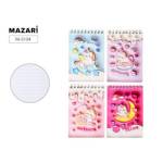 Блокнот B6 70 л. (спираль) Единорог 3D М-3134