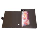 Короб архивный 100мм вырубная застежка Бюрократ BA100/08BLCK пластик 0.8мм корешок 330х245мм черный 