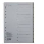 Разделитель А4 1-12 12 л. сер. пластик ERICH KRAUSE 55899