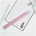 Линейка стальная 15 см. MESHU Единорог SR15_55009