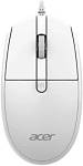 Мышь Acer OMW401 белый оптич. 2000dpi USB 4but провод.