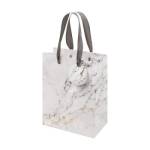 Пакет подарочный Premium Carrara white M 18x23x10см 2-851/05