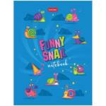 Блокнот-бизнес А6 80 л. Хатбер Забавные улитки 80ББ6В1_26084