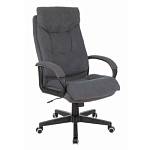 Кресло руководителя Бюрократ CH-824 Fabric серое Alfa 44 крестов. пластик CH-824/ALFA44 1699658
