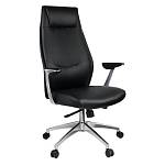 Кресло руководителя Helmi HL-E33 Synchro Premium экокожа, синхромеханизм до 150кг 323014