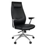 Кресло руководителя Helmi HL-E33 Synchro Premium экокожа, синхромеханизм до 150кг 323014