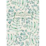 Блокнот-бизнес А5 96 л. Greenery Pattern 7БЦ 70 г/м 3279 