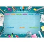 Расписание уроков А3 ArtSpace Пиши-стирай School timetable магнитное 335738