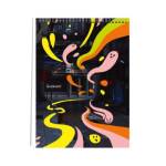 Блокнот А5 80 л. (спираль) К-Э Город контрастов БК580249 твердая подложка