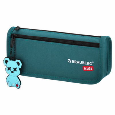 Пенал 2отд BRAUBERG KIDS Cool bear 220*100*60 273554
