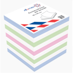 Блок для записей 9х9х9 цветной ATTOMEX пл.65гр/м2, бел.90% 2012601