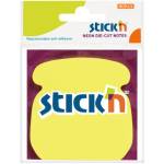 Стикеры 76х76 мм 50 л. Телефон неон желтый 21179